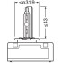 ЛАМПА D5S 25W 12V PK32D-7 XENARC OSRAM 66540 (фото 2)