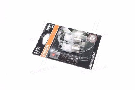 Лампа светодиодная P21W RED LED 12V 2,5W BA15S LEDriving SL (2шт.) OSRAM 7506DRP-02B