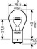 Автолампа Ultra Life P21/5W BAY15d 5 W 21 W прозрачная OSRAM 7528ULT (фото 2)