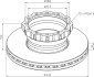 Гальмівний диск PE AUTOMOTIVE 03613100A (фото 2)