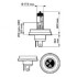 Лампа накалу дальнього світла. Лампа накаливания, основная фара. Лампа накаливания, противотуманная фара. Лампа накаливания, основная фара. Лампа накалу дальнього світла. Лампа накаливания, противотуманная фара PHILIPS 12475C1 (фото 3)