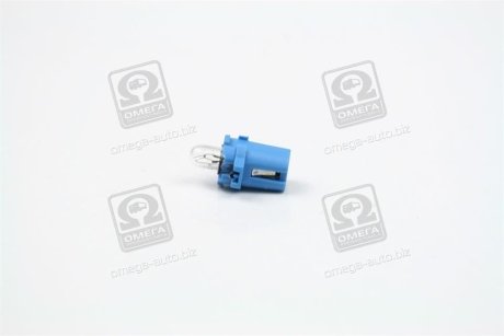 Лампа розжарювання BAX8,3/1,5Blue12V 2W BAX8,3s/1,5 blue PHILIPS 12602CP