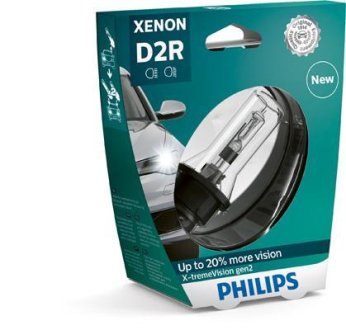 Лампа ксенон D2R 85V/35W +150% 4800K X-TREMEVISION GEN2 PHILIPS 85126XV2S1 (фото 1)