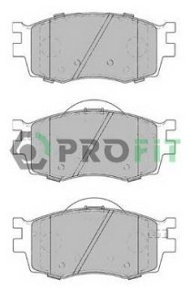 КОЛОДКИ ТОРМОЗНЫЕ ПЕРЕДНИЕ KIA RIO III 04.07-,HYUNDAI ACCENT VERNA 06- PROFIT 50001905