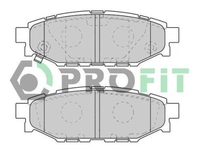 Колодки гальмівні дискові PROFIT 50001947