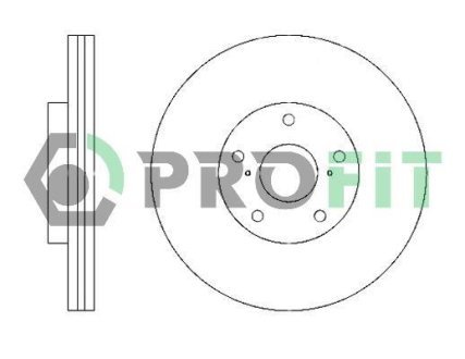 Диск гальмівний PROFIT 50101446