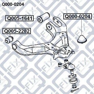 Відбійник переднього амортизатора Q-fix Q000-0204