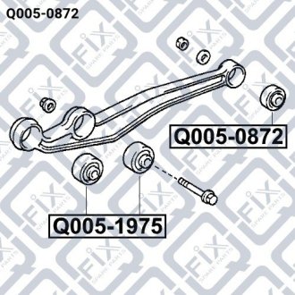 Сайлентблок задній переднього важеля Q-fix Q0050872
