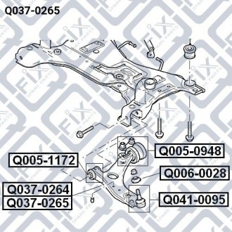 Важіль передній правий Q-fix Q0370265