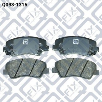 КОЛОДКИ ГАЛЬМІВ ПЕРЕДН KIA RIO 10-/ACCENT 10-/SOLA Q-fix Q0931315