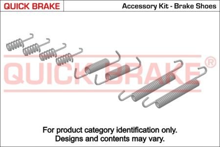 Монтажний набір барабанних колодок QUICK BRAKE 1050703