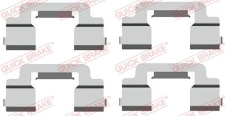 Монтажний набір дискових колодок QUICK BRAKE 1091703