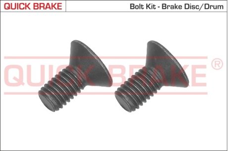 Болт, диск тормозного механизма QUICK BRAKE 11665K