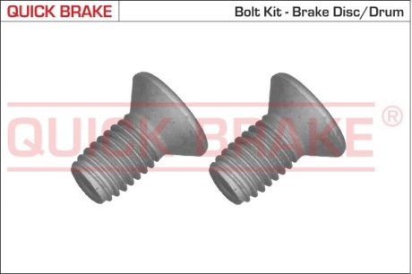 Гвинт, гальмівний диск QUICK BRAKE 11670K (фото 1)