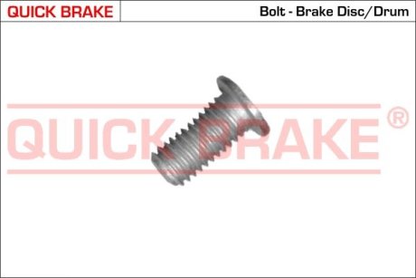 Болт M8x1,25 / 11,8x17,8 TORX 30 QUICK BRAKE 11672