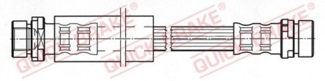 Шланг гальмівний QUICK BRAKE 22313