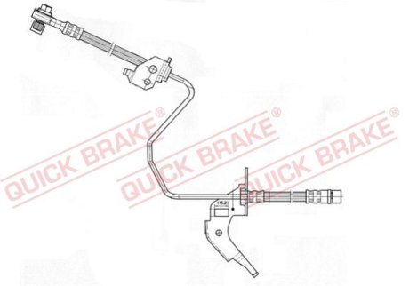 Шланг гальмівний QUICK BRAKE 59959X