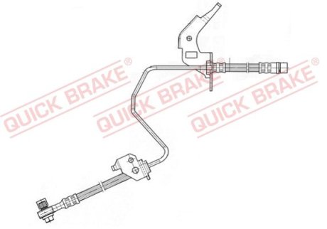 Шланг гальмівний QUICK BRAKE 59960X