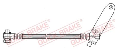 Шланг гальмівний QUICK BRAKE 59979X