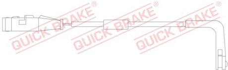 Датчик зносу гальмiвних колодок QUICK BRAKE WS0252A