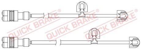 Датчик зносу гальмiвних колодок QUICK BRAKE WS0334A