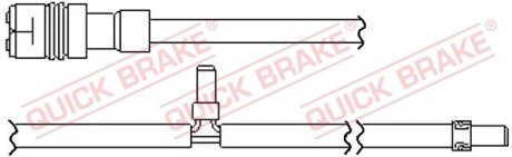 Датчик зносу гальмiвних колодок QUICK BRAKE WS0349A