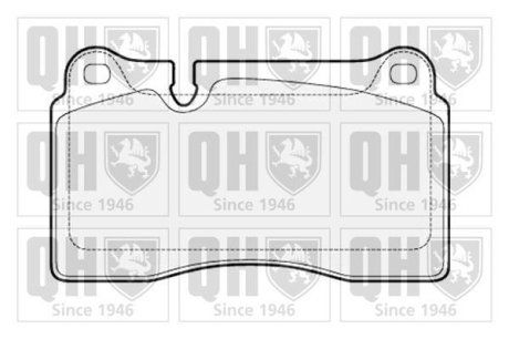 Гальмiвнi колодки дисковi QUINTON HAZELL BP1566