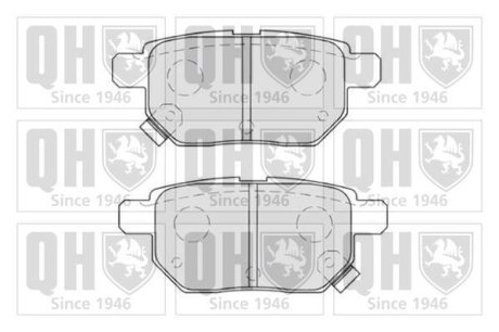 Гальмiвнi колодки дисковi QUINTON HAZELL BP1619