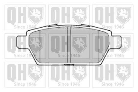 Гальмiвнi колодки дисковi QUINTON HAZELL BP1787