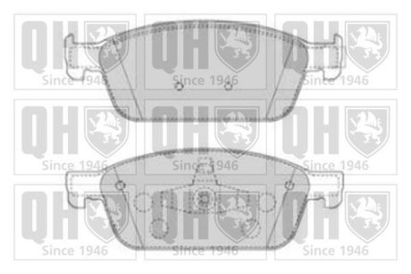 Гальмiвнi колодки дисковi QUINTON HAZELL BP1866
