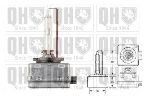 Автолампа D1S 85V 35W PK32d-2 QUINTON HAZELL QBL402G