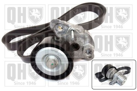 Комплект ремня генератора VW Golf 1.2/1.4TSI 12-/Skoda Octavia 1.2-1.6 12- (6PK1003) QUINTON HAZELL QDK150