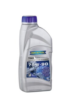 Трансмиссионное масло TGO GL-5 75W-90 полусинтетическое 1 л RAVENOL 1222105001