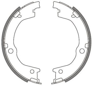 Колодки гальмівні барабанні REMSA 4644.00