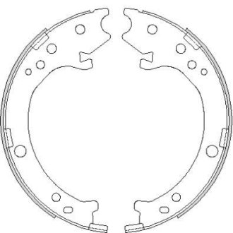 Гальмівні колодки (набір) REMSA 469000