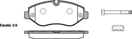 Колодки гальмівні передні DB318 (тип BREMBO) ROADHOUSE 2124500