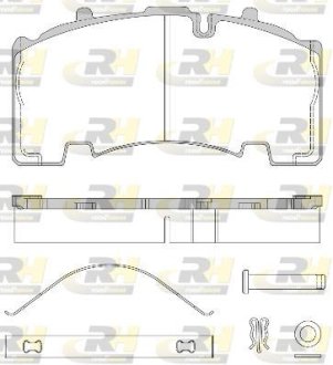 КМП гальмівних колодок ROADHOUSE 21555.80