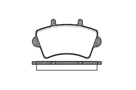 Колодки гальмівні передні 98-06 R16 (тип BOSCH) ROADHOUSE 281900