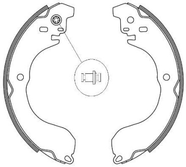 Гальмівні колодки барабанні ROADHOUSE 4265.00