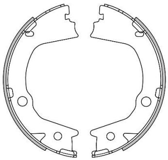 Гальмівні колодки барабанні ROADHOUSE 4602.00