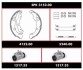 Комплект тормозов, барабанный тормозной механизм SPK315200