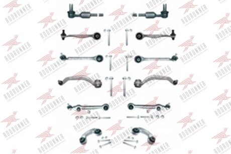 Комплект важелів підвіски (передньої) Audi A4 94-00/A6 97-05/VW Passat B5 00-05 (тонкий палец/повний) RODRUNNER KTA566