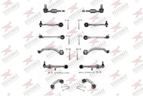 Комплект важелів підвіски (передньої) Audi A4/A6/VW Passat B5 96-05 (d=21) RODRUNNER KTA588