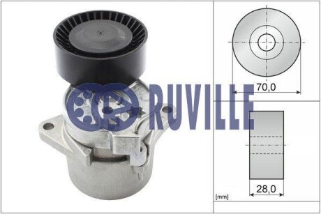 Натяжна планка, поліклиновий ремінь RUVILLE 55123