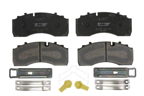 Дисковые тормозные колодки, комплект SAF 3057001400