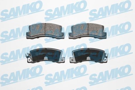 Гальмівні колодки, дискове гальмо (набір) SAMKO 5SP061