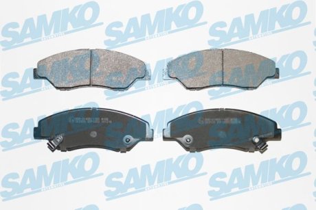 Гальмівні колодки, дискове гальмо (набір) SAMKO 5SP1053