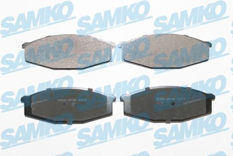 Гальмівні колодки, дискове гальмо (набір) SAMKO 5SP289