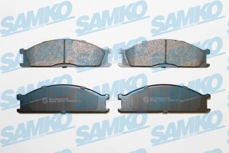 Гальмівні колодки, дискове гальмо (набір) SAMKO 5SP379