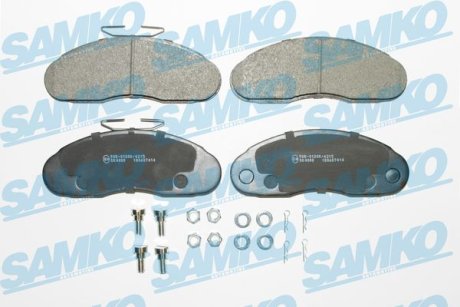 Гальмівні колодки, дискове гальмо (набір) SAMKO 5SP414